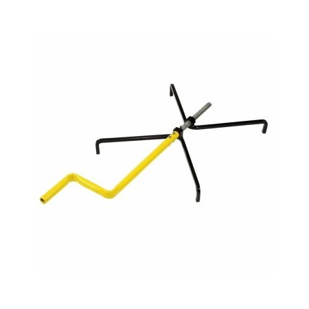 Pig Drum Ring Spider For 55 Gal Drums, 17" W x 23" L, Yellow/Black, Steel DRM1044